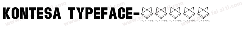 Kontesa Typeface字体转换